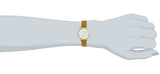 Maxima GOLD Women White Dial Analogue Watch - 62942LMLY