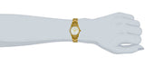Maxima GOLD Women White Dial Analogue Watch - 63609CMLY