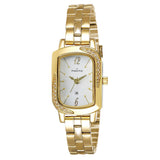 Maxima GOLD Women White Dial Analogue Watch - 63680CMLY