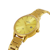 Maxima GOLD Women Gold Dial Analogue Watch - 63710CMLY