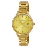 Maxima GOLD Women Gold Dial Analogue Watch - 63710CMLY