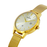 Maxima GOLD Women Silver Dial Analogue Watch - 63713CMLY