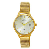 Maxima GOLD Women Silver Dial Analogue Watch - 63713CMLY