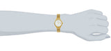 Maxima GOLD Women White Dial Analogue Watch - 63714CMLY