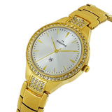 Maxima GOLD Women Silver Dial Analogue Watch - 63795BMLY