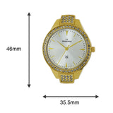 Maxima GOLD Women Silver Dial Analogue Watch - 63795BMLY