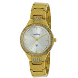 Maxima GOLD Women Silver Dial Analogue Watch - 63795BMLY