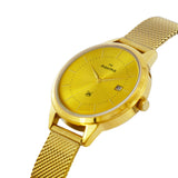 Maxima GOLD Women Gold Dial Analogue Watch - 64080CMLY