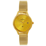 Maxima GOLD Women Gold Dial Analogue Watch - 64080CMLY