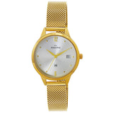 Maxima GOLD Women Silver Dial Analogue Watch - 64083CMLY