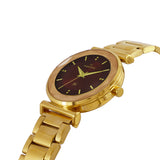 Maxima GOLD Women Brown Dial Analogue Watch - 65821CMLY