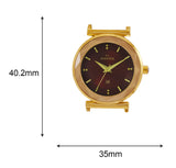 Maxima GOLD Women Brown Dial Analogue Watch - 65821CMLY