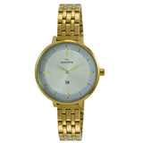 Maxima GOLD Women Silver Dial Analogue Watch - 65831CMLY