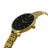 Maxima GOLD Women Black Dial Analogue Watch - 65832CMLY