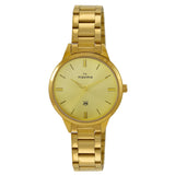Maxima GOLD Women Gold Dial Analogue Watch - 66080CMLY