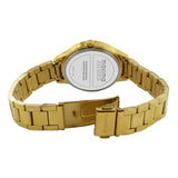 Maxima GOLD Women Silver Dial Analogue Watch - 66081CMLY