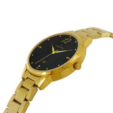 Maxima GOLD Women Black Dial Analogue Watch - 66083CMLY