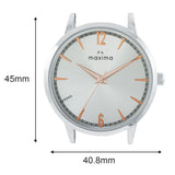 Maxima ATTIVO Men Silver Dial Analogue Watch - 66781CMGI