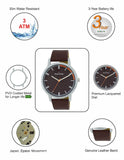 Maxima ATTIVO Men Brown Dial Analogue Watch - 67021LMGI