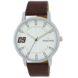 Maxima ATTIVO Men White Dial Analogue Watch - 67023LMGI