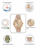 Maxima ATTIVO Women Rose Gold Dial Analogue Watch - 67100LMLR