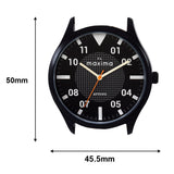 Maxima ALUMINIUM Men Black Dial Analogue Watch - 67431LMGB