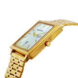 Maxima GOLD Men Silver Dial Analogue Watch - 67541CMGY