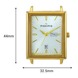 Maxima GOLD Men Silver Dial Analogue Watch - 67541CMGY