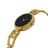 Maxima GOLD Women Dark Blue Dial Analogue Watch - 67651BMLY