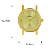 Maxima GOLD Women Gold Dial Analogue Watch - 67820LMLY