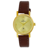 Maxima GOLD Women Gold Dial Analogue Watch - 67820LMLY