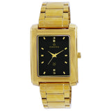 Maxima GOLD Men Black Dial Analogue Watch - 67894CMGY