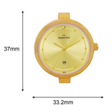 Maxima GOLD Women Gold Dial Analogue Watch - 68350BMLY