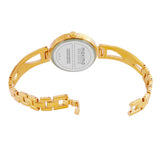 Maxima GOLD Women Silver Dial Analogue Watch - 68351BMLY