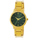 Maxima GOLD Women Green Dial Analogue Watch - 68532CMLY