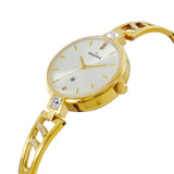 Maxima GOLD Women Silver Dial Analogue Watch - 68840BMLY