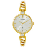 Maxima GOLD Women Silver Dial Analogue Watch - 68840BMLY