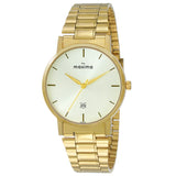 Maxima GOLD Men Silver Dial Analogue Watch - 68931CMGY