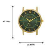 Maxima GOLD Men Green Dial Analogue Watch - 68935CMGY