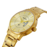 Maxima GOLD Men Dial Analogue Watch - 68940CMGY