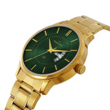 Maxima GOLD Men Green Dial Analogue Watch - 68944CMGY