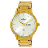 Maxima GOLD Men Silver Dial Analogue Watch - 68951CMGY