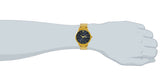 Maxima GOLD Men Dark Blue Dial Analogue Watch - 68953CMGY