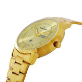 Maxima GOLD Men Gold Dial Analogue Watch - 68961CMGY