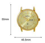 Maxima GOLD Men Gold Dial Analogue Watch - 68961CMGY