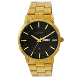 Maxima GOLD Men Black Dial Analogue Watch - 68962CMGY