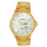 Maxima GOLD Men Silver Dial Analogue Watch - 68971CMGY