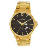 Maxima GOLD Men Black Dial Analogue Watch - 68974CMGY