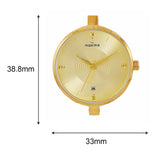 Maxima GOLD Women Gold Dial Analogue Watch - 69010BMLY