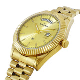 Maxima GOLD Men Gold Dial Analogue Watch - 69100CMGY